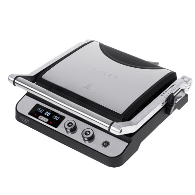 Adler Electric Grill AD 3059 Black/Stainless Steel