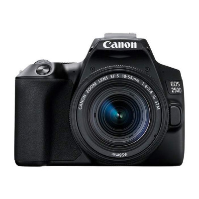 Canon EOS 250D Black Kit with EF-S 18-55mm f/4-5.6 IS STM