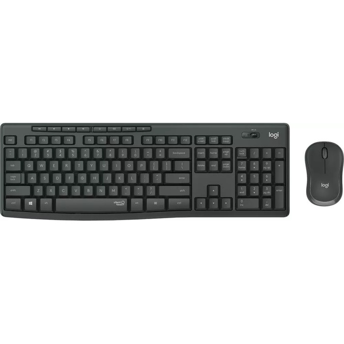 Logitech MK295 Silent Wireless keyboard Graphite