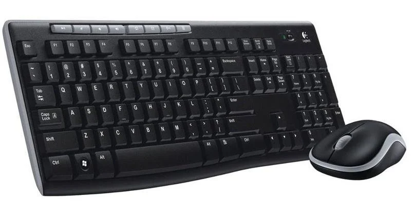 Logitech MK270 Wireless Keyboard & Mouse Black